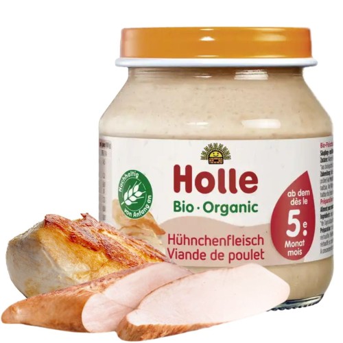 Holle Bio Ekologiczne Mięso Kurczak W Słoiczku Obiadek Demeter 5m