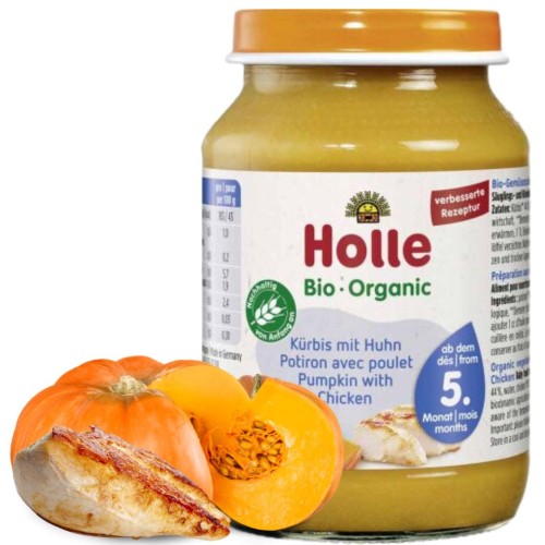 Holle Bio Dynia Z Kurczakiem 5m Demeter 190g Ekologiczny Obiadek