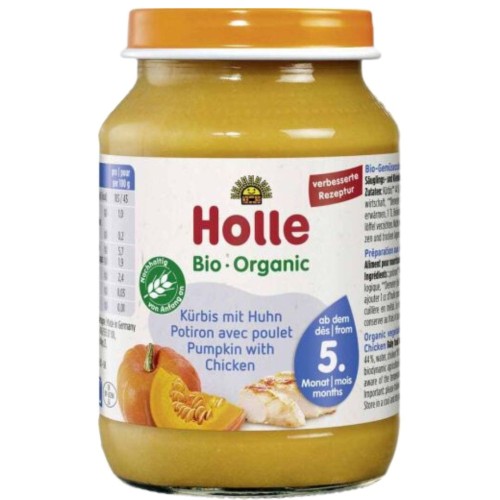 Holle Bio Dynia Z Kurczakiem 5m Demeter 190g Ekologiczny Obiadek