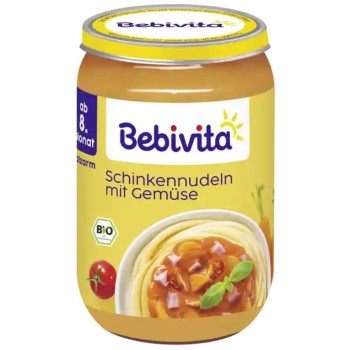 Bebivita Makaron Z Szynką I Warzywami 220g 8m Pożywny Obiadek