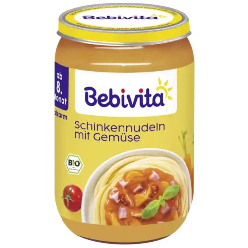 Bebivita Makaron Z Szynką I Warzywami 220g 8m Pożywny Obiadek