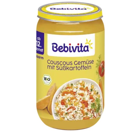 Bebivita Bio Kaszka Couscous Z Warzywami I Batatami 12m Ekologiczny Obiadek