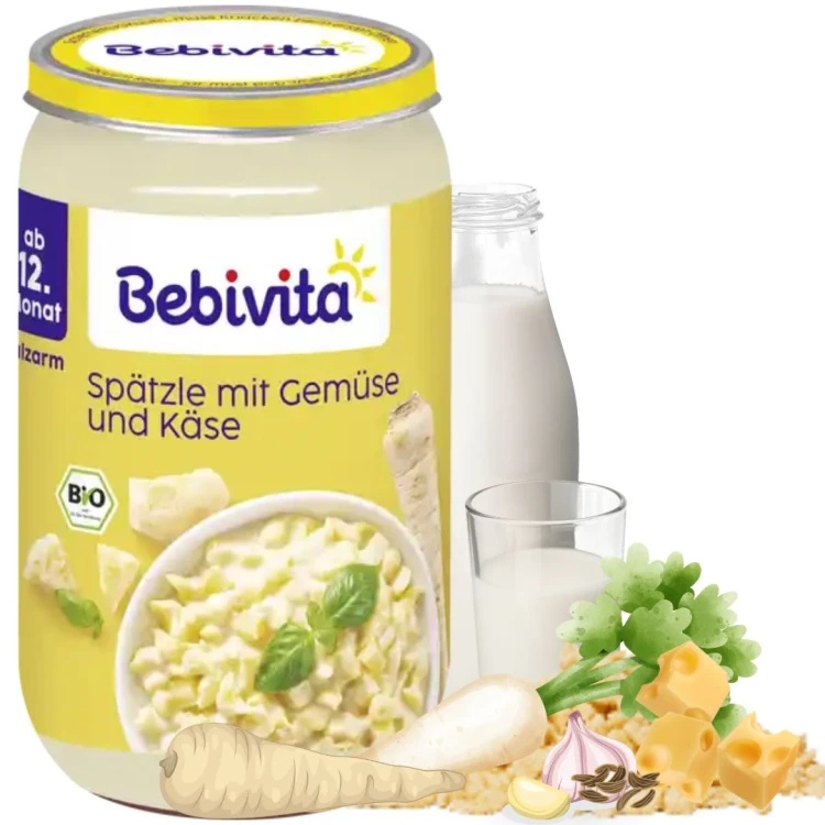 Bebivita Warzywna Zacierka Kluseczki Z Serem 12m Omega 3 Pożywny Obiadek