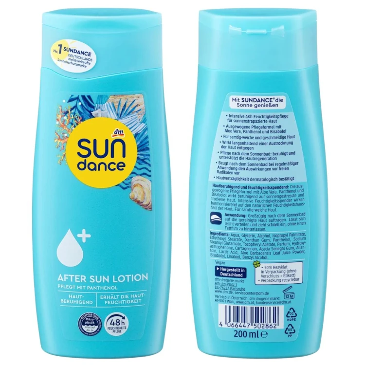Sundance Lotion Po Opalaniu After Sun Panthenol Na Słońce 200ml