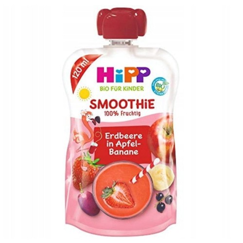Hipp Bio Smoothie Truskawka Jabłko Banan 100% Owoców W Saszetce