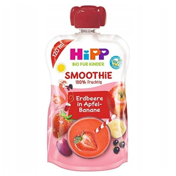 Hipp Bio Smoothie Truskawka Jabłko Banan 100% Owoców W Saszetce