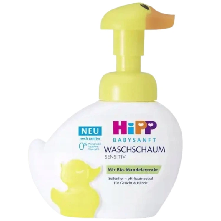 Hipp Lekka Pianka Do Mycia Sensitive Kaczuszka Do Twarzy Rąk 250 ml Proteiny