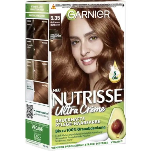 Garnier Nutrisse Farba Złoty Płowy Brąz Nr 5.35