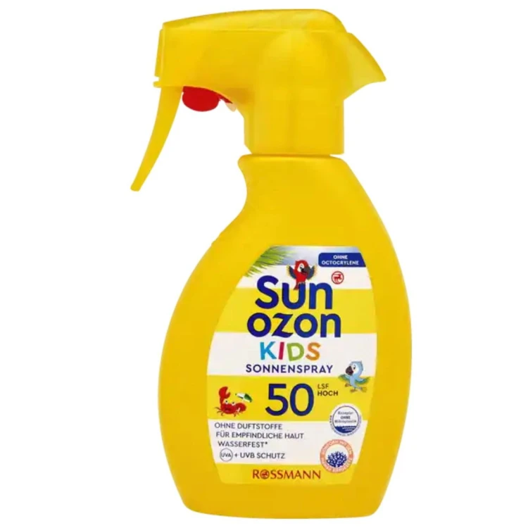 Sun Ozon Kids Spray Ochronny Na Słońce Mleczko Przeciwsłoneczne Filtr 50