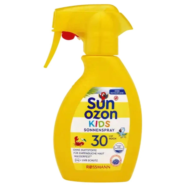 Sun Ozon Kids Spray Ochronny Na Słońce Mleczko Przeciwsłoneczne Filtr 30
