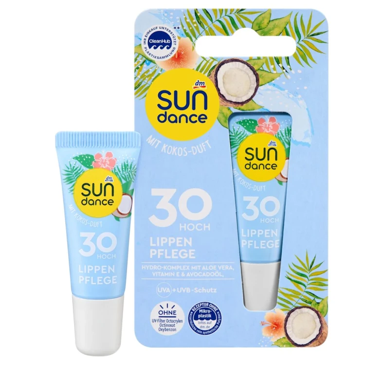 Sundance Kokosowy Balsam Ochronny Do Ust Z Filtrem 30 Aloesem I Witaminą E
