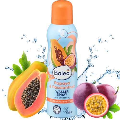 Balea Woda Termalna Spray Do Twarzy Na Lato Mgiełka Papaja Maracuja 150ml