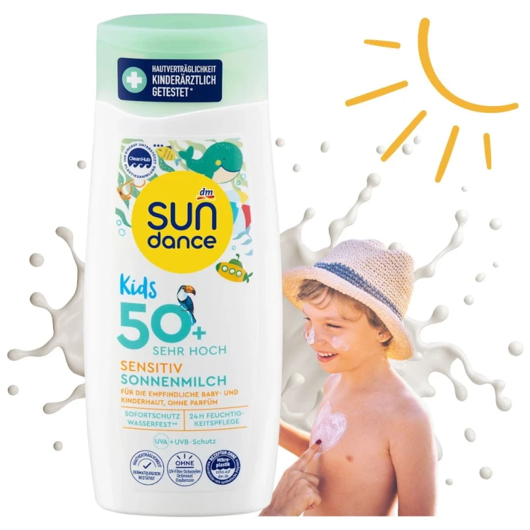 Sundance Kids Mleczko Na Słońce Ultra Sensitive Filtr 50 Skóra Wrażliwa 200ml
