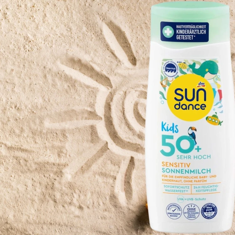 Sundance Kids Mleczko Na Słońce Ultra Sensitive Filtr 50 Skóra Wrażliwa 200ml