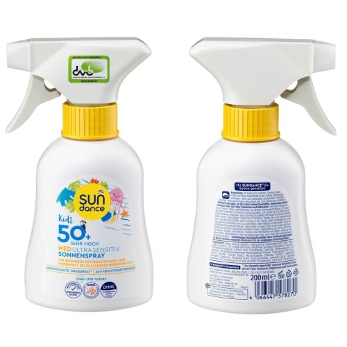 Sundance Med Kids Spray Ochronny Sensitive Na Słońce Skóra Wrażliwa Filtr 50+