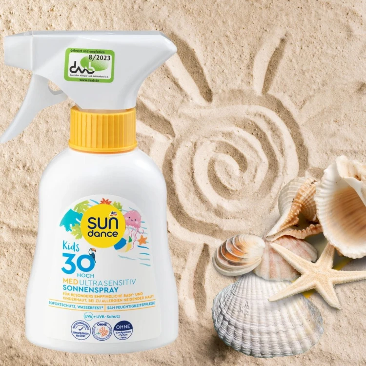 Sundance Med Kids Spray Ochronny Sensitive Na Słońce Skóra Wrażliwa Filtr 30+