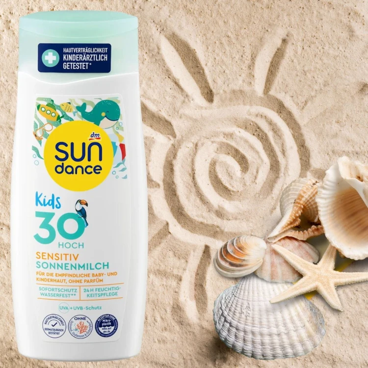 Sundance Kids Sensitive Mleczko Ochronne Na Słońce Dla Dzieci Filtr 30+
