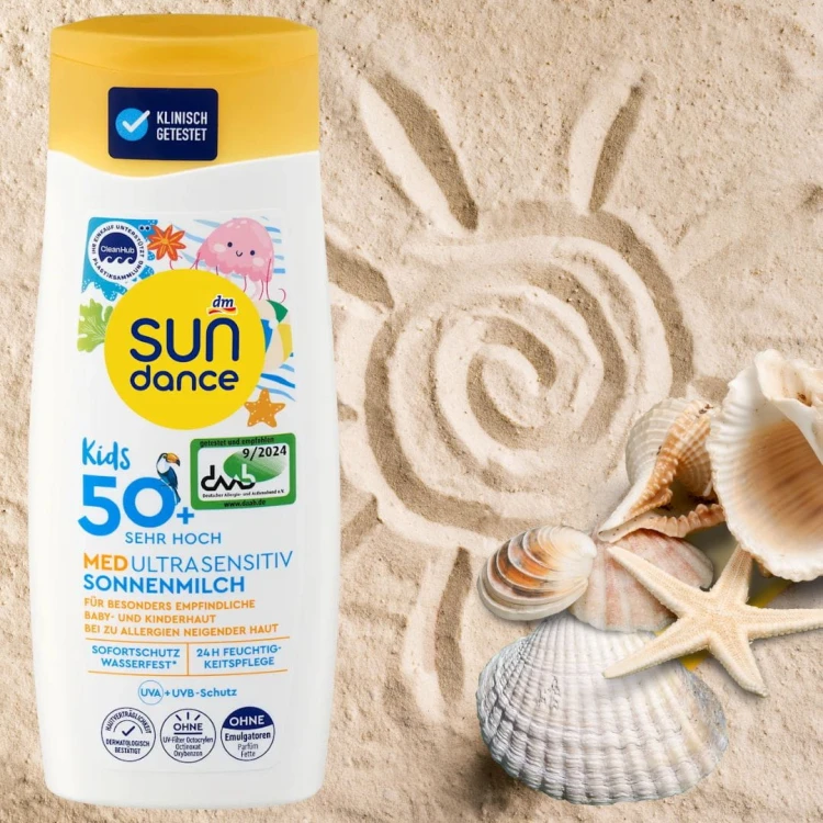 Sundance Med Kids Mleczko Sensitive Lsf 50+ 200ml Ochronne Na Słońce