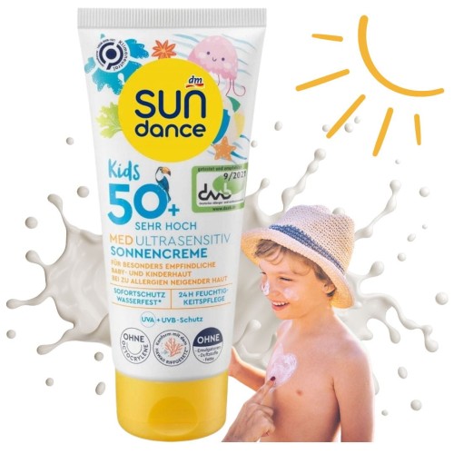 Sundance Med Kids Krem Ochronny Sensitive Na Słońce 50+ 100ml Skóra Wrażliwa
