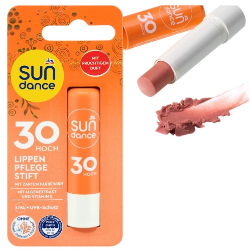 Sundance Balsam Pomadka Ochronna Do Ust Na Słońce Z Filtrem 30+ Vitamina E