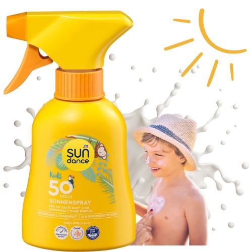Sundance Kids Spray Ochronny Mleczko Na Słońce Dla Dzieci Z Filtrem 50+