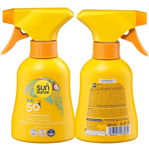 Sundance Kids Spray Ochronny Mleczko Na Słońce Dla Dzieci Z Filtrem 50+