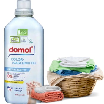 Domol Sensitive Color Płyn Do Prania Kolorów Dla Alergików I Niemowląt 18 Prań