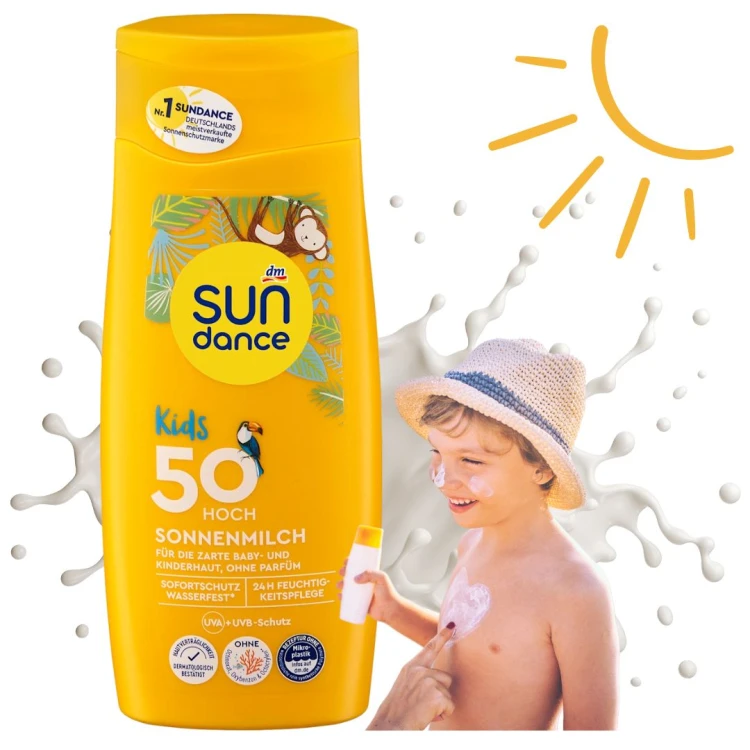 Sundance Kids Mleczko Ochronne Na Słońce Dla Niemowląt I Dzieci LSF 50+