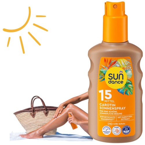 Sundance Karotenowy Spray Na Słońce Brązujący Przyspiesza Opalanie 200ml