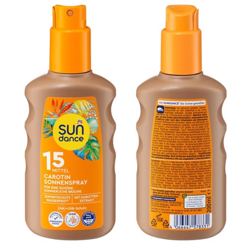 Sundance Karotenowy Spray Na Słońce Brązujący Przyspiesza Opalanie 200ml