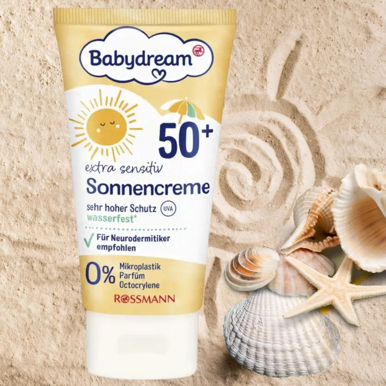 Babydream Krem Ochrony Na Słońce Wodoodporny 50+ Dla Dzieci I Niemowląt