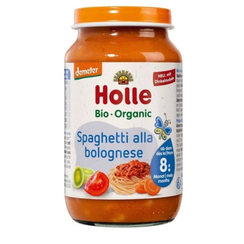 Holle Bio Spaghetti Bolognese Obiadek Danie Dla Niemowląt Po 8 Miesiącu