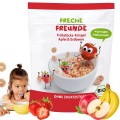 Freche Bio Oponki Do Mleka 125G Truskawkowe Płatki Na Śniadanie Bez Cukru