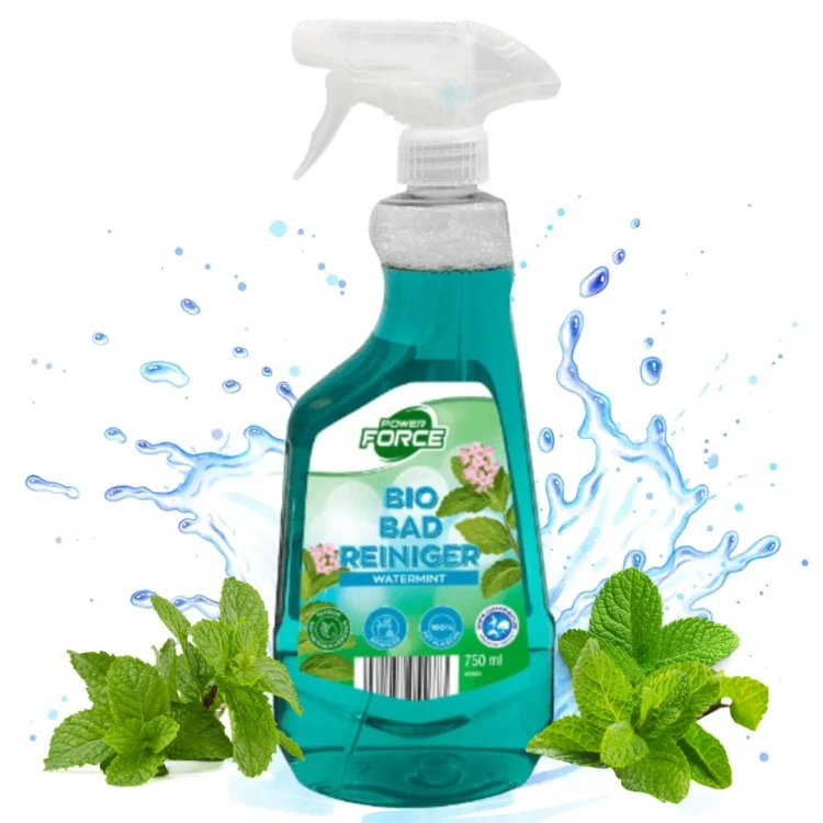 Power Force Bio Spray Do Łazienki Na Kamień Osad Świeży Zapach Mięty Eko