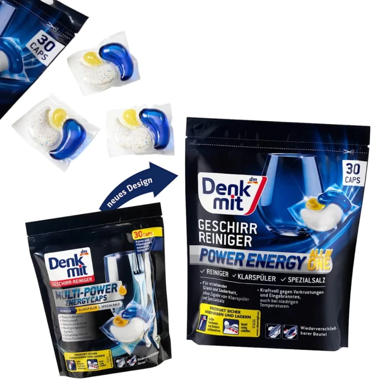 Denkmit Power Energy Caps Do Zmywarki 30szt Kapsułki Tabletki