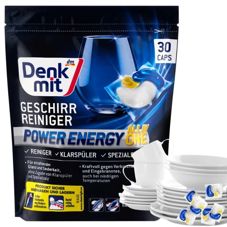 Denkmit Power Energy Caps Do Zmywarki 30szt Kapsułki Tabletki