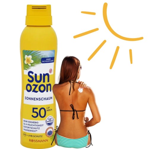 Sun Ozon Kids Pianka W Sprayu Ochronna Na Słońce Mleczko Spf 50+ 200ml