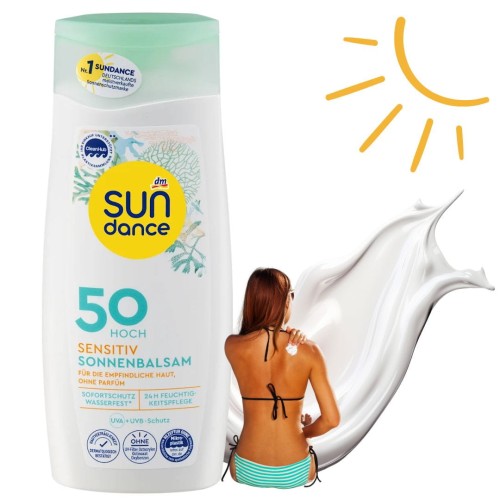 Sundance Mleczko Na Słońce Sensitive Z Filtrem 50 Skóra Wrażliwa 200 ml