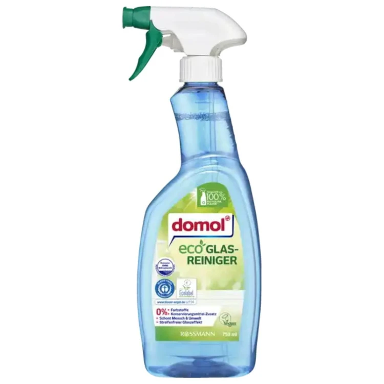 Domol Ekologiczny Spray Płyn Do Mycia Szyb Luster Skuteczny Na Plamy Smugi