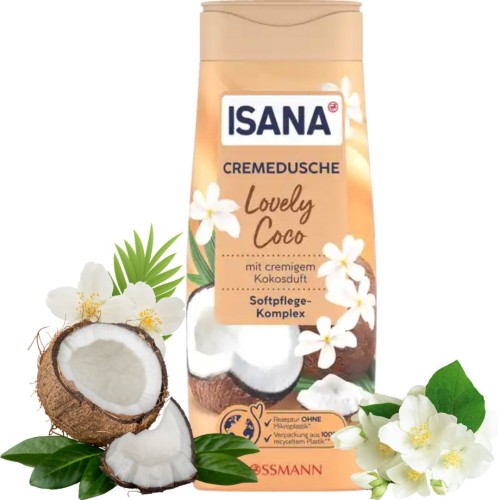 Isana Lovely Coco Kremowy Żel Pod Prysznic Kokos I Jaśmin 300Ml