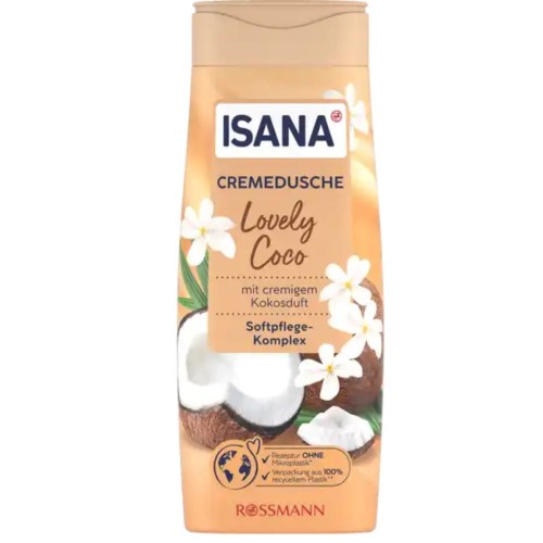 Isana Lovely Coco Kremowy Żel Pod Prysznic Kokos I Jaśmin 300Ml