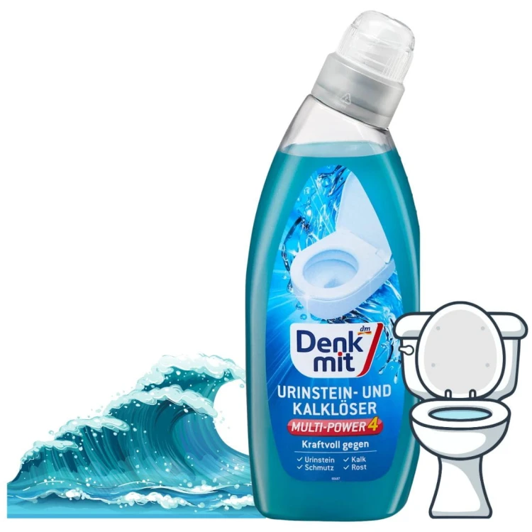 Denkmit Multi Power Żel Wc Plamy Kamień 750ml Płyn Do Toalety