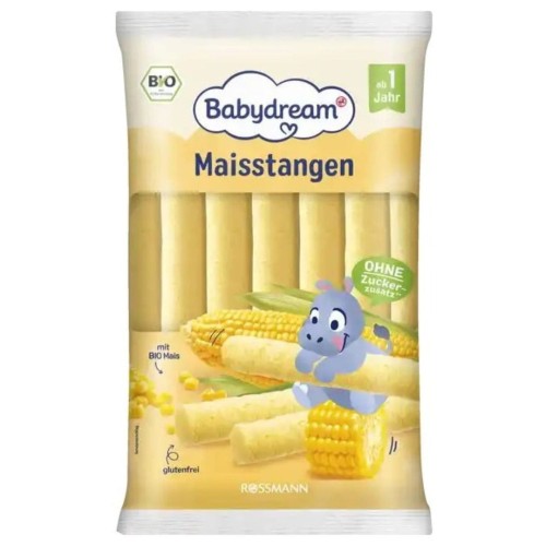 Babydream Bio Kukurydziane Paluchy Chrupki 1+ Bez Glutenu