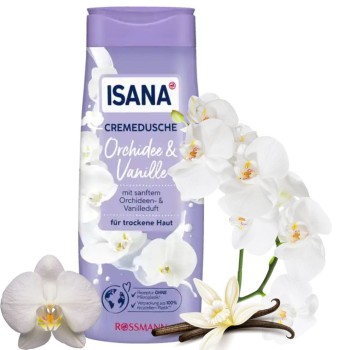Isana Orchidee Vanille Żel Pod Prysznic Biała Orchidea Wanilia 300 Ml