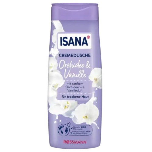 Isana Orchidee Vanille Żel Pod Prysznic Biała Orchidea Wanilia 300 Ml
