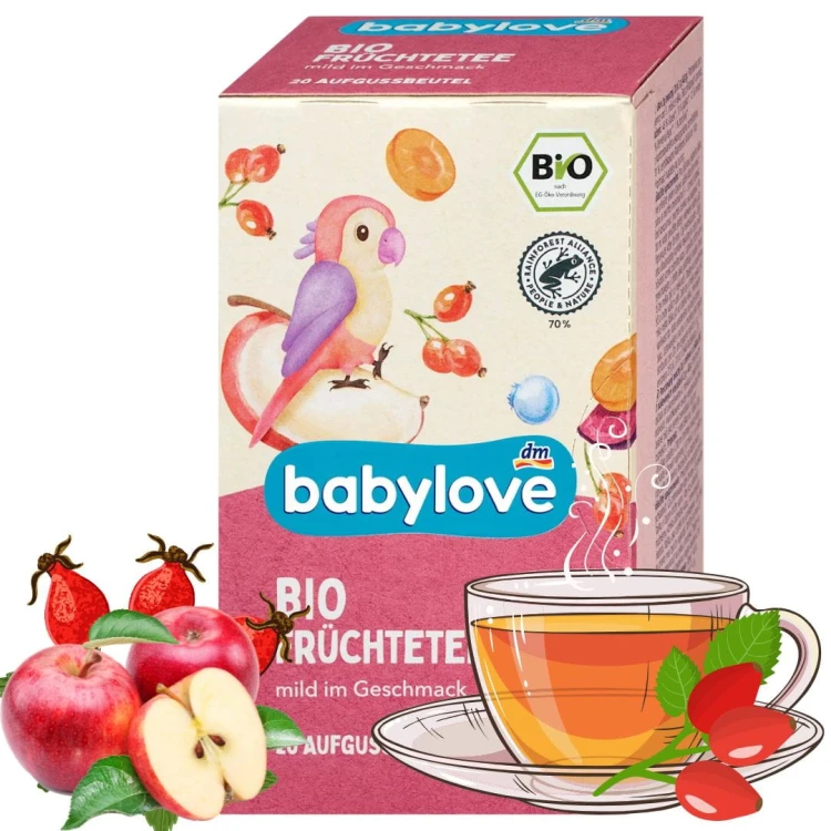 Babylove Bio Herbatka Owocowa Dla Dzieci Z Dziką Różą W Saszetkach 20szt