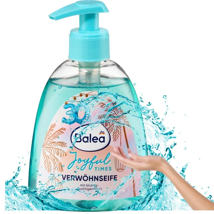 Balea Joyful Times Mydło W Płynie Zapach Kwiatowo Owocowy 300 Ml