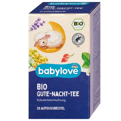 Babylove Bio Herbatka Na Dobry Spokojny Sen Bez Cukru Anyż Melisa Lawenda 5m