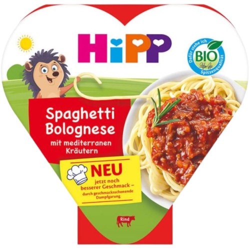Hipp Bio Spaghetti Bolognese Z Wołowiną 250g Pożywny Obiadek Po 1 Roku