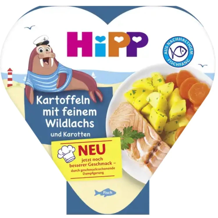 Hipp Bio Łosoś Z Ziemniakami I Marchewką 250g Danie Z Rybą Po 1 Roku